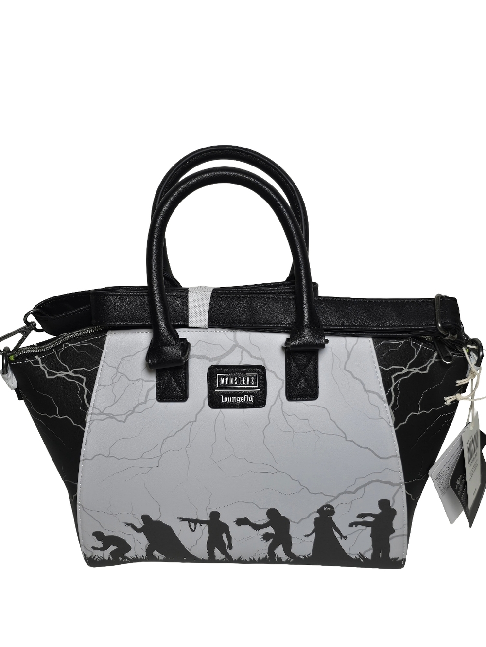 Loungefly Universal Monsters Satchel Glow in Dark Dracula Bride Mummy NWT - Picture 3 of 3